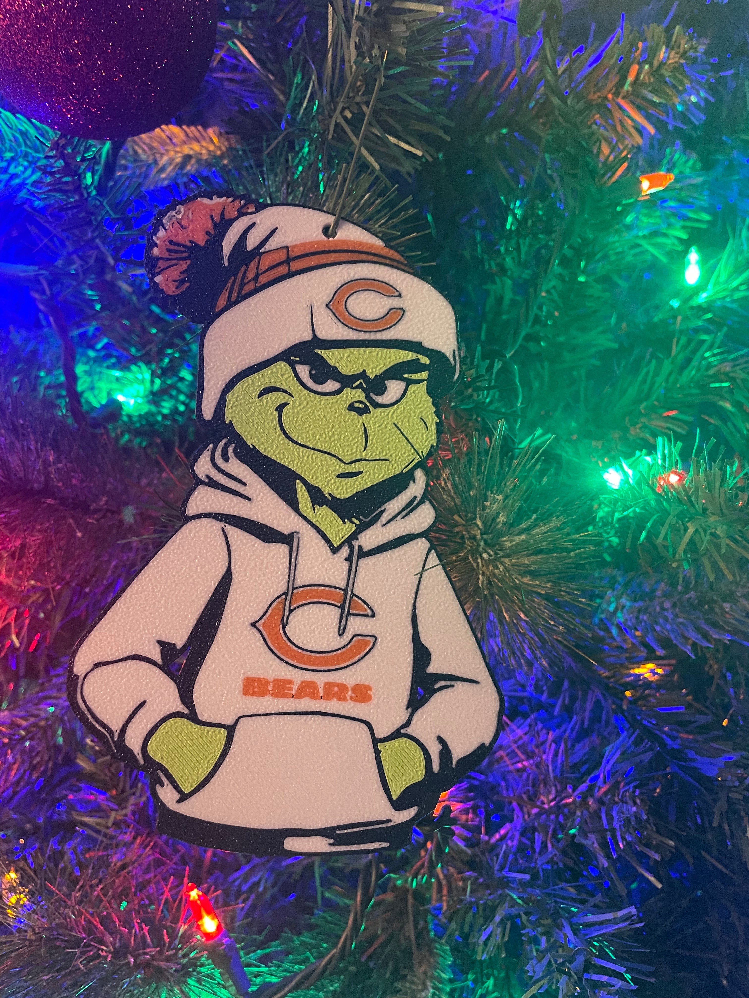 Bears Grinch Ornament