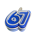 67 Clicker Keychain