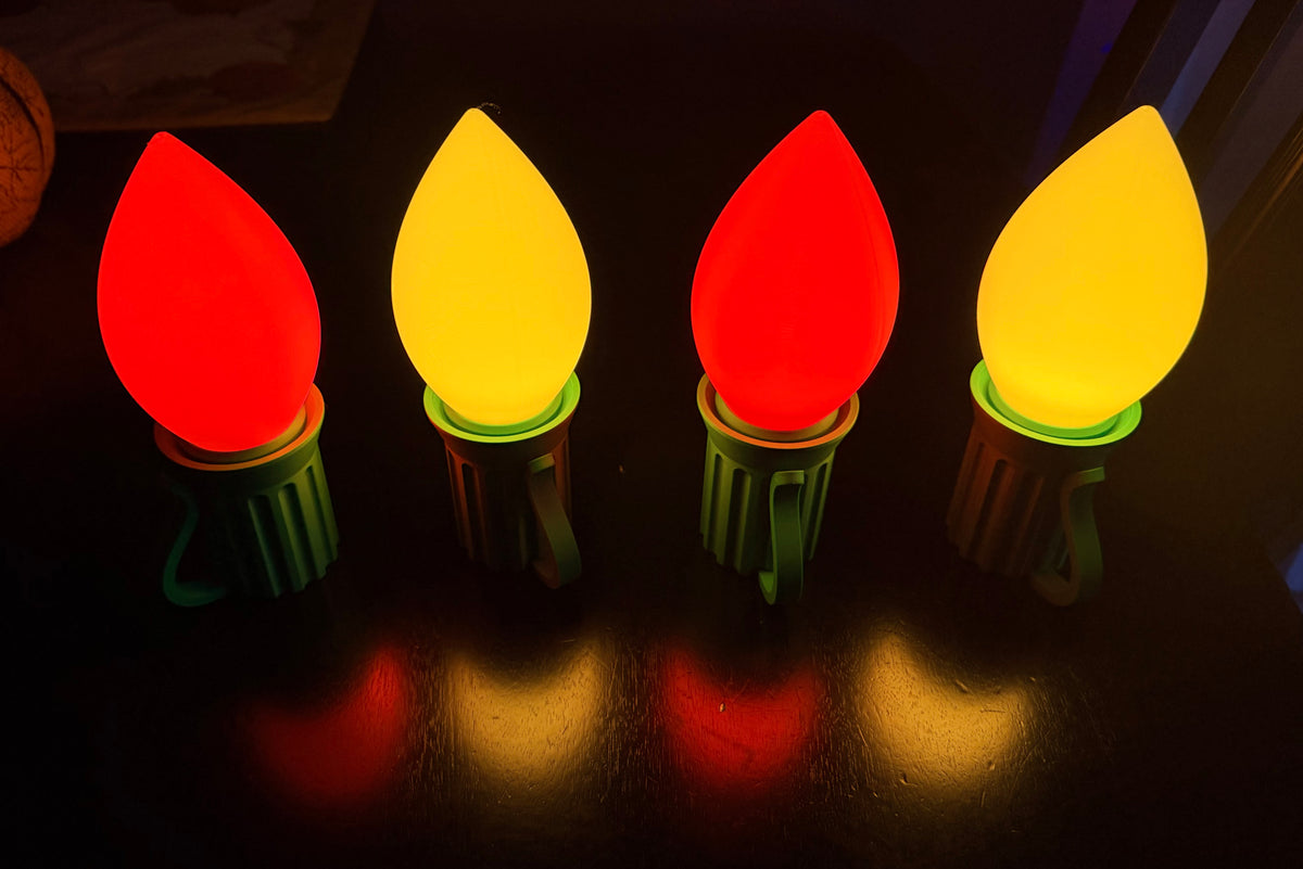 Retro Christmas Bulb Decoration