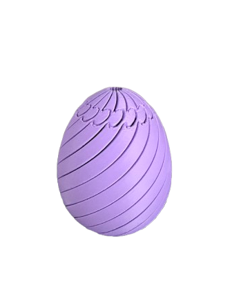 Solid Color Spiral Fidget Egg