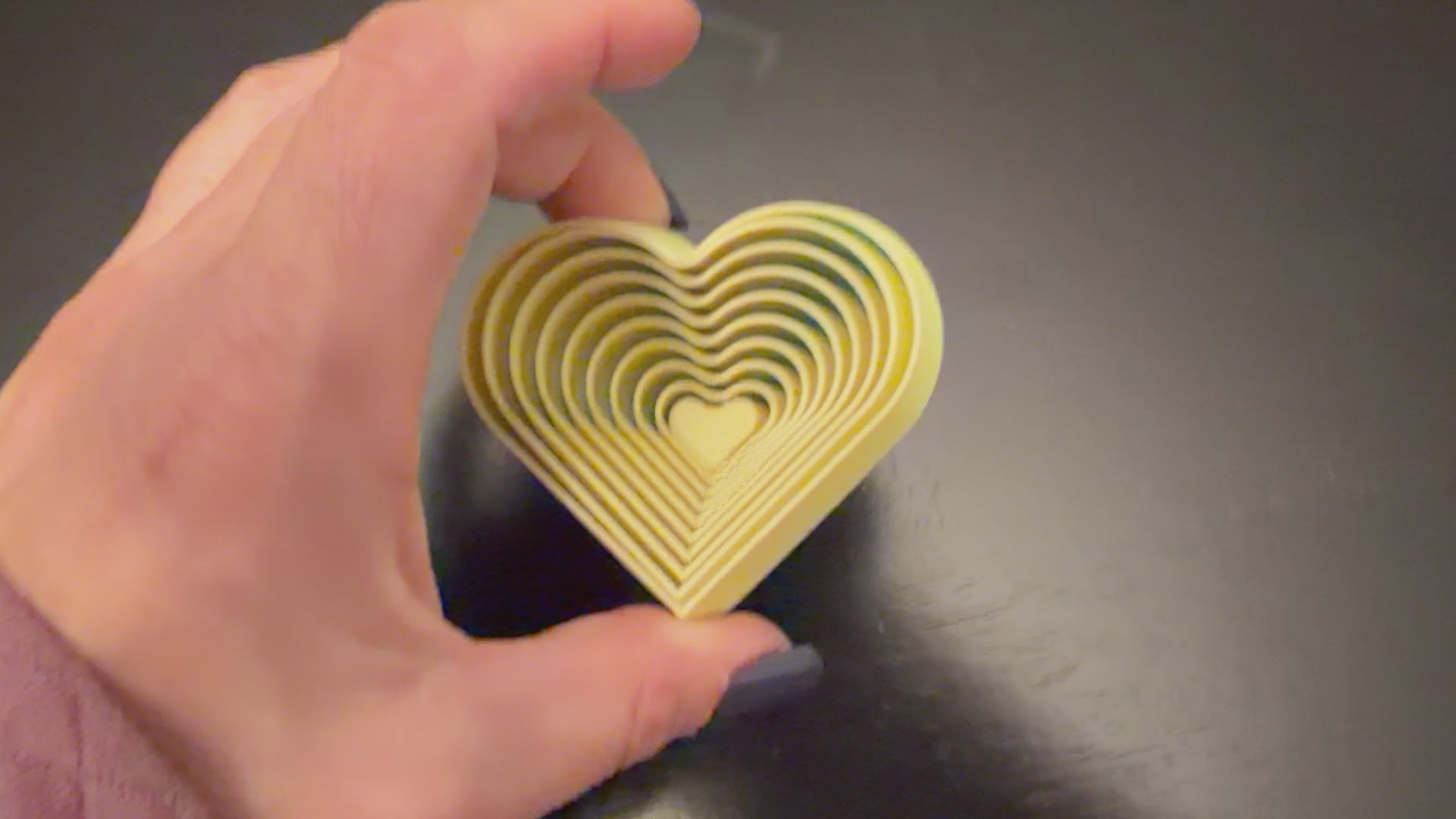 Rainbow Collapsible Heart Fidgets