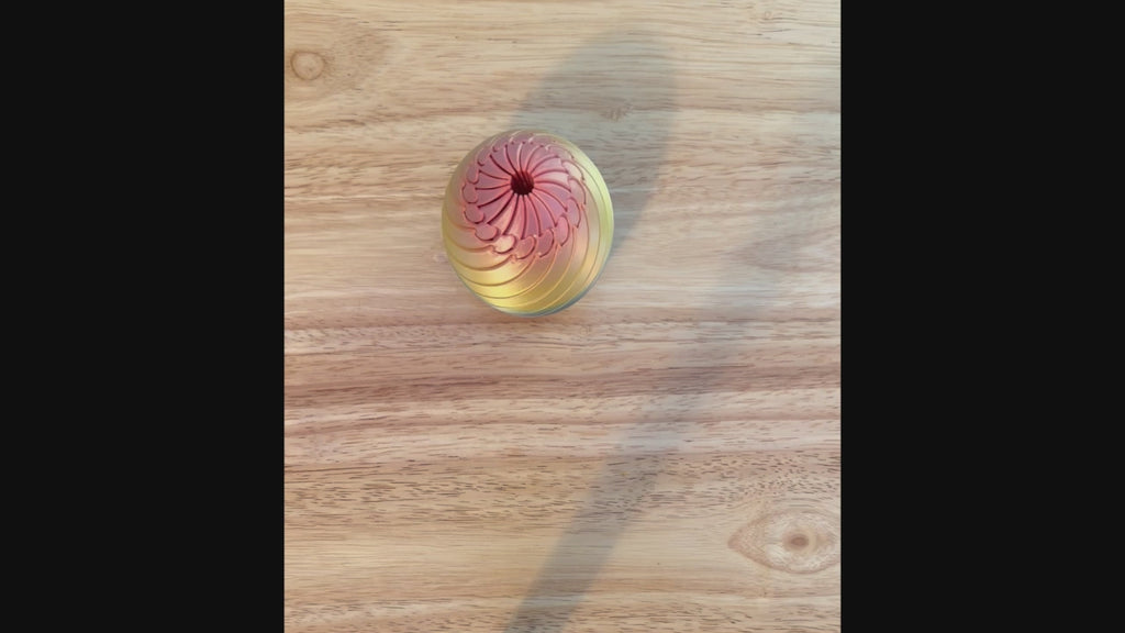 Silk Rainbow (Vibrant) Spiral Egg Fidget